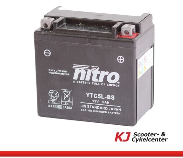 Batteri YTC5L-BS 5ah Nitro GEL