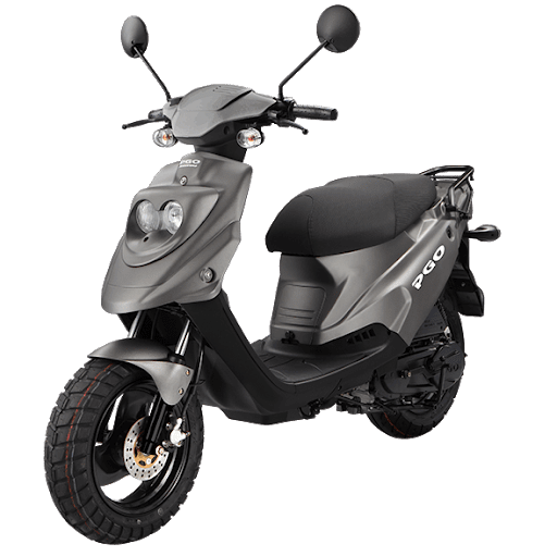 PGO Hot 50 Grå 30km/t KJ Scooters