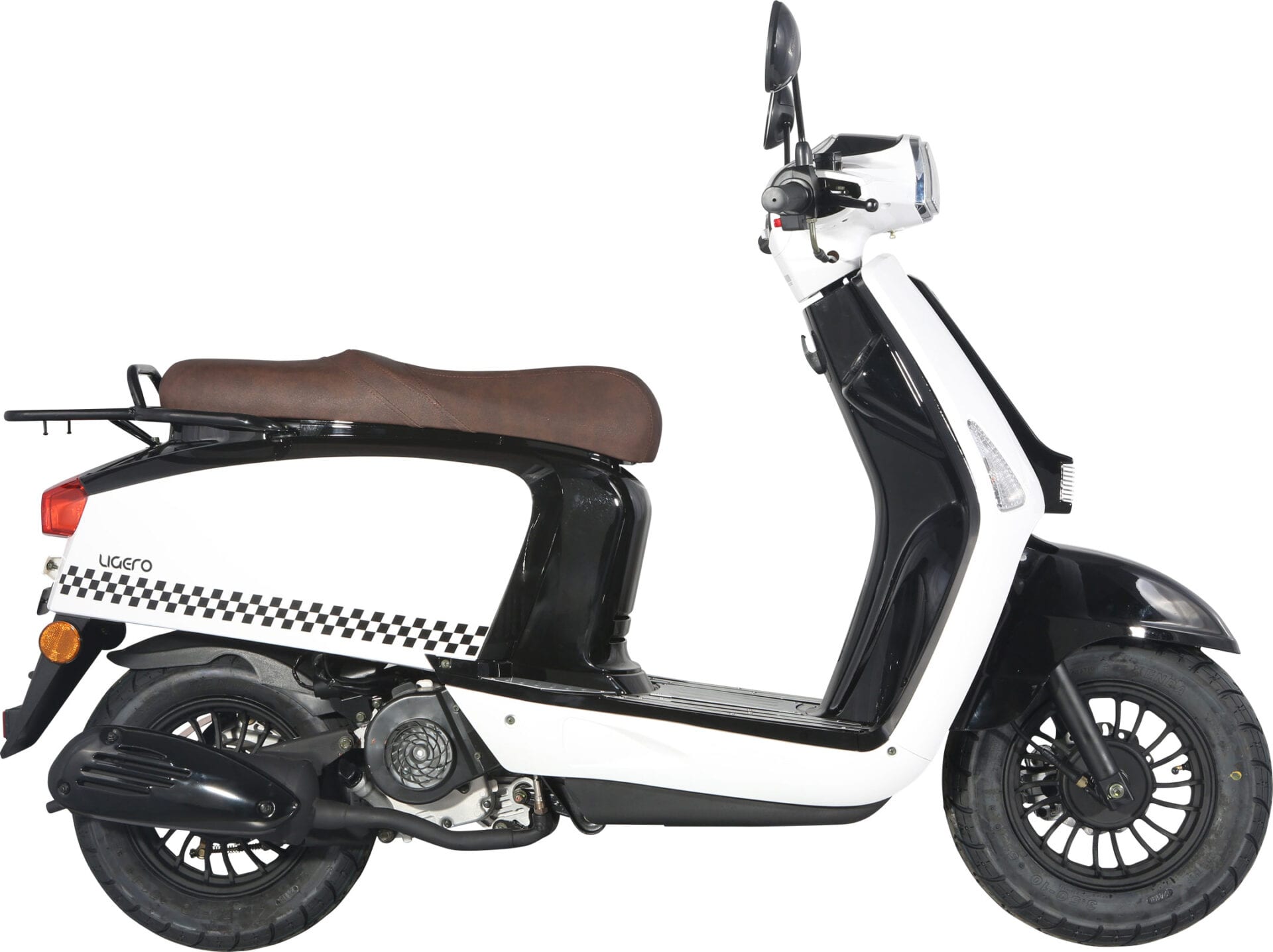 Walter Cunningham Inficere i dag MotoCR Ligero 4T EFI Euro5 - 30Km/t - Sort/hvid | KJ Scooters