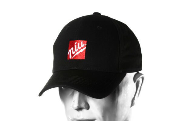 NIU Cap Black, Red Big NIU Logo