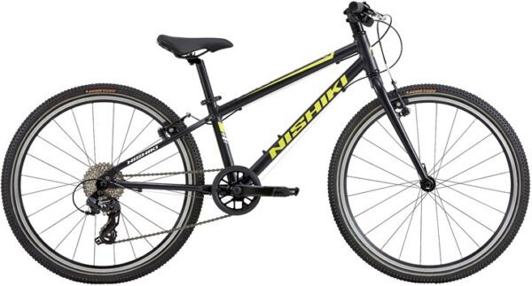 Nishiki Sport 240 24" 8g Tourney fælgbr. sort
