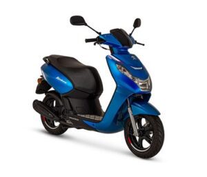 Kisbee 45 Active 4T EFI Euro5 - 45 km/t - Celestblå
