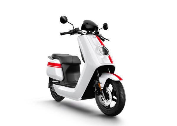 NIU NQi GTS 2*60v35, NIU 70 km/t, El scooter - Hvid m. rød