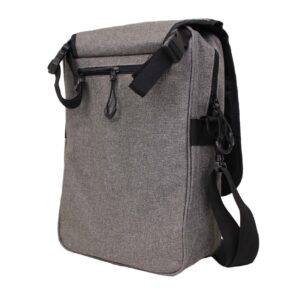 Rolko Messenger Bag Grå - Taske til montering bag på el-scooter sæde.