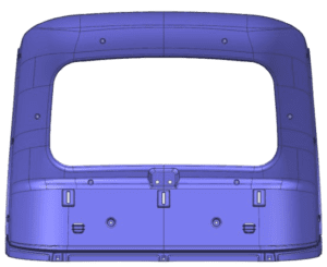 Minicar - Bag panel - indvendigt