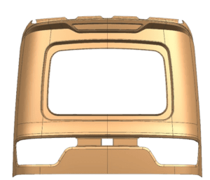 Minicar - Bagskjold v/baglygter/bagrude