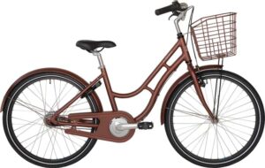 MBK Basic Urban Pige 24" 7g Shimano Nexus fodbr. mat rød brun