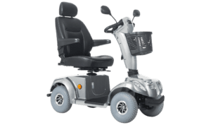 El-scooter EasyGO L4B  - 4 hjul - Sølv