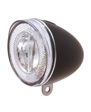 Forlygte Swingo XB Retro batteri Sort