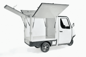 Minicar Cargo Kaffe - 30 Km/t - Hvid